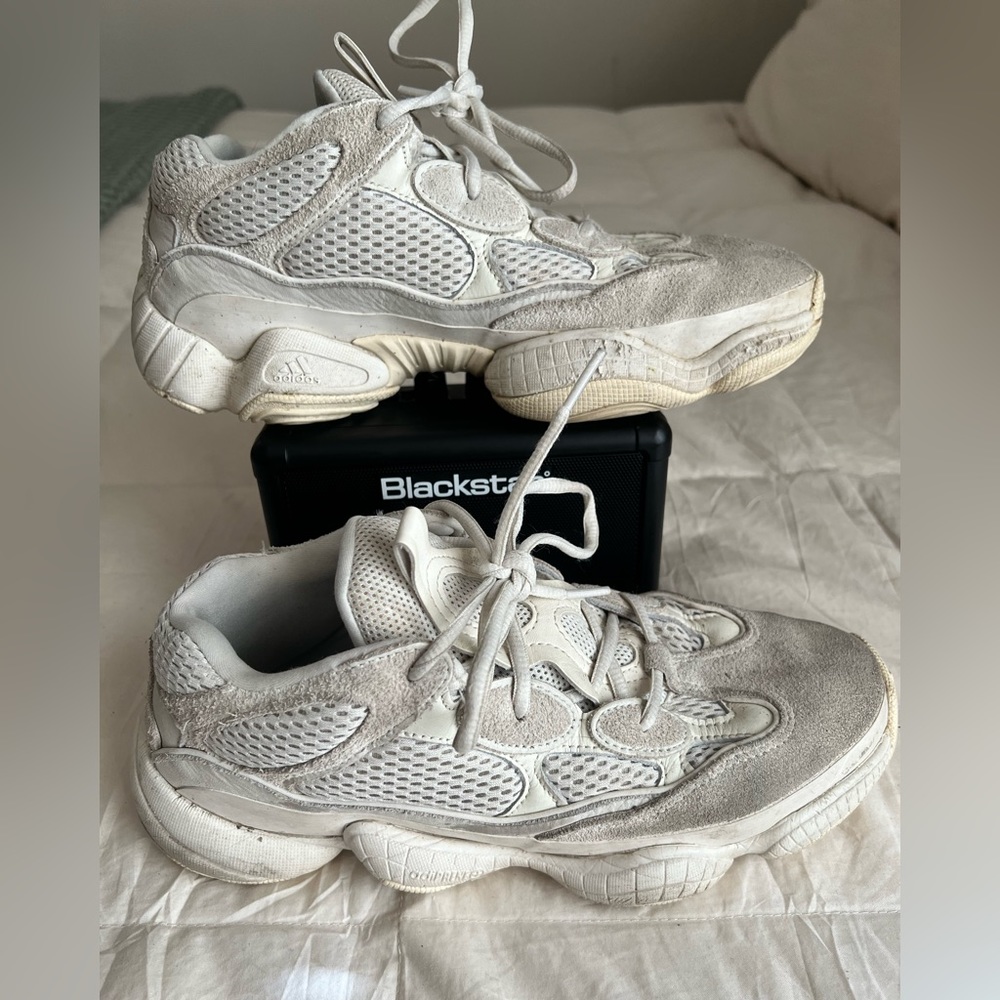 Ortholite Yeezy’s adidas, size 8 men, size 9 women. Beige
